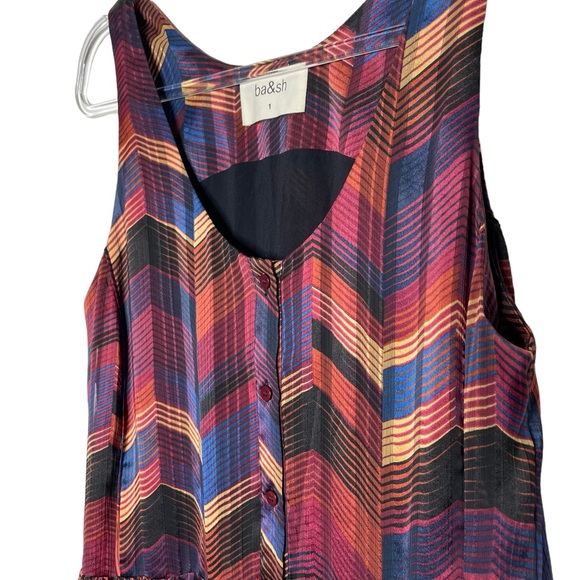 ba&sh | Pistol Dress in Bordeaux 1 - Picture 8 of 10